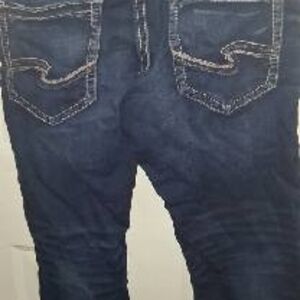 Silver Jeans Men's Dark Blue Relaxed Jeans